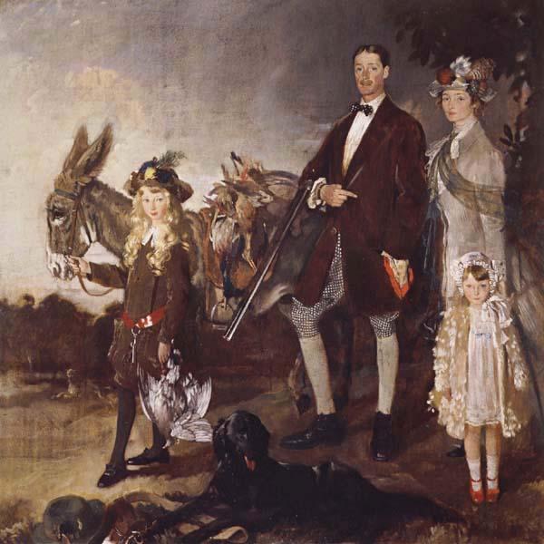 Sir William Orpen The Vere Foster Family France oil painting art